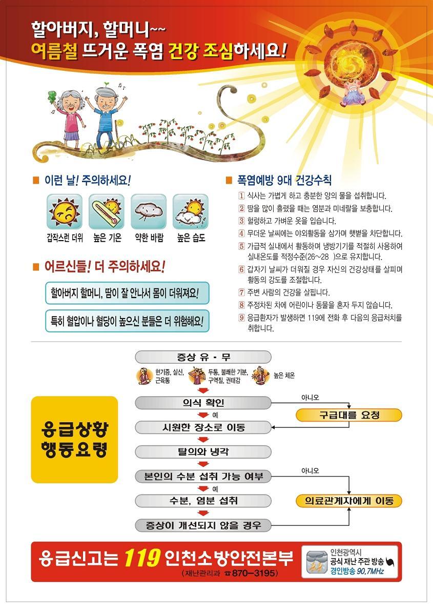 폭염관련 감시체계 및 행동요령의 2번째 이미지