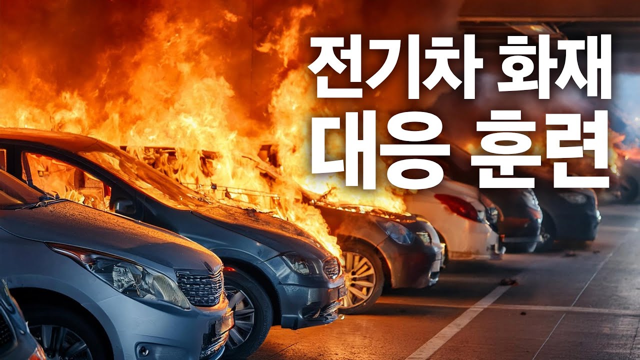 전기차 화재, 대응력을 키우기 위한 훈련! 사진